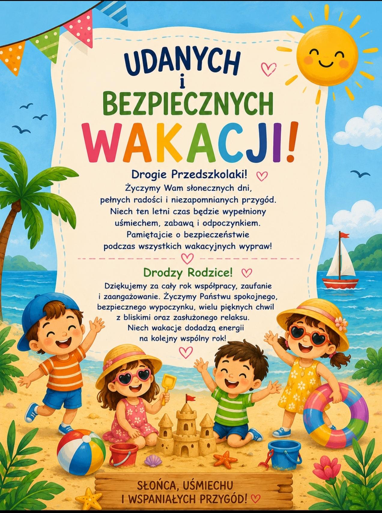 Życzenia wakacyjne